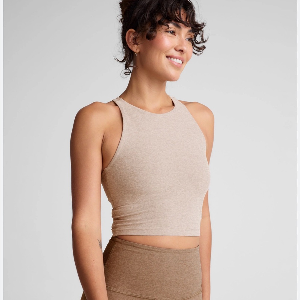 BEYOND YOGA High Neck Bra Top